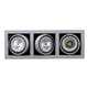 Triple Silver Framed 6W LED Downlight Triple Silver Framed 6W LED Downlight